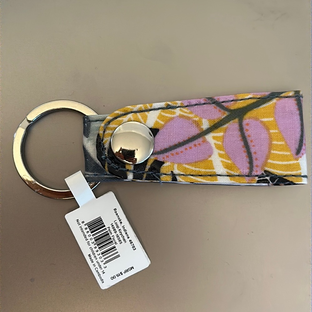 NWT Vera Bradley Loop Keychain